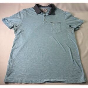 Original‎ Penguin Light Heather Blue Polo Shirt Men's Size XL Short Sleeve Golf